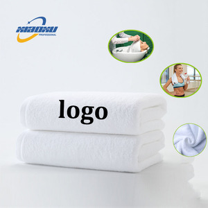 Peluquería Salón de uñas Hotel de 5 estrellas Alta calidad 100% Algodón Baño Spa Toallas blancas Logotipo personalizado - Product Image 3