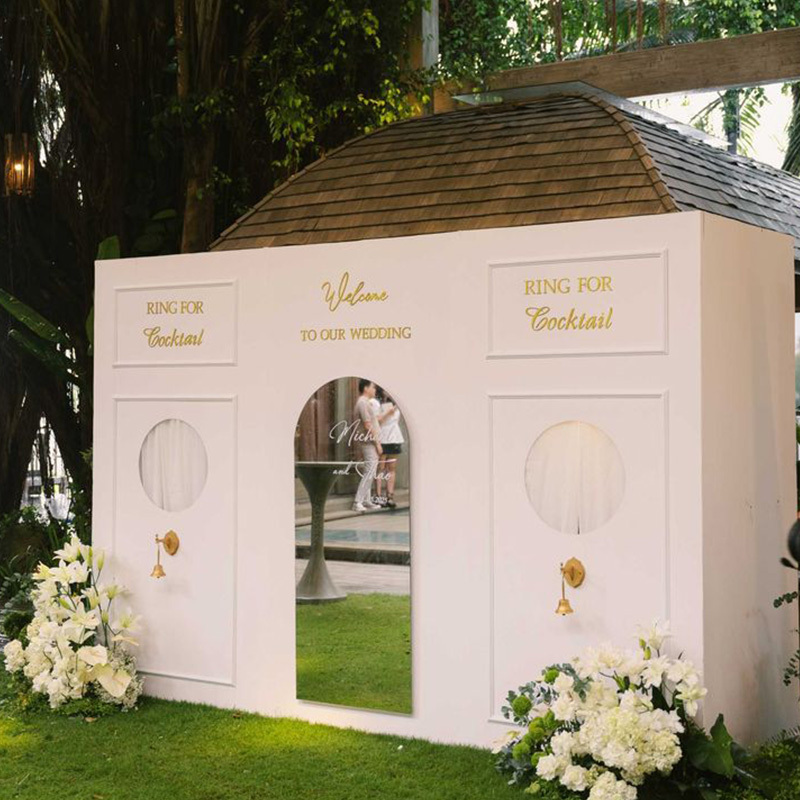 Custom PVC Wood Wedding Decorations Drink