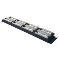 Panel de Conexiones de 24/48 Puertos Super CAT5/CAT6/Super CAT6 (Opciones Blindadas/No Blindadas) para una Conectividad Estable y Segura