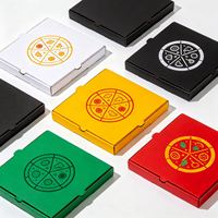 Boîte à pizza personnalisée SP3847, boîte de livraison de pizza rectangulaire, fournisseur de boîtes à pizza en papier ondulé imprimées sur mesure