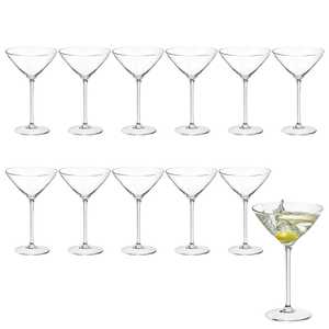 Bicchieri da Martini Riutilizzabili 300Cc in Plastica Trasparente per Cocktail - Product Image 5