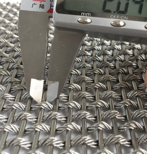 Revêtement Métallique <span class=keywords><strong>D</strong></span>écoratif en Acier Inoxydable Tressé à Double Texture, Maille Ornamentale en Fil Torsadé, Finition Argent Brossé Mat pour Extérieur - Product Image 5