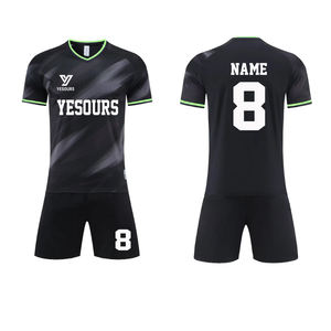 Setelan sepak bola anak dewasa, baju sepak bola lengan pendek, seragam sepak bola dan laki-laki dan perempuan - Product Image 1