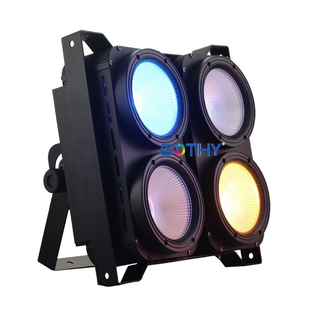 600W LED Blinder Matrix Light Warm White & RGBW DMX512 Strobe Effect Ra90 IP20 for Stage DJ Club Church TV Studio