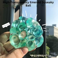 Balle anti-stress en plastique transparente, style Xiaohongshu, faite à la main, malléable, jouet anti-stress, article en gros très vendu