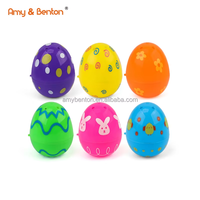 Jouet Offre Spéciale pour enfants avec style mignon et oeuf de couleur vive Festival en plastique personnalisé Pâques Surprise jouets oeuf pour enfants