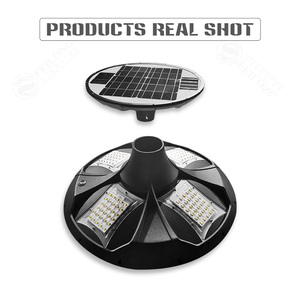 20 Watts LED Solar Garden <b>Light</b> With IP65 Die Casting Aluminum Post Top <b>Battery</b> Power Supply FL-TYD-BT1-20W Solar Garden <b>Light</b> F - Product Image 5