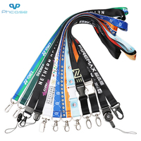 Cordons en nylon personnalisés gratuits avec impression en typographie couleur, personnalisés pour les cadeaux d'événements promotionnels