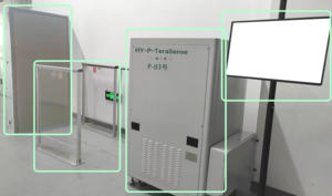 Yüksek kalite düşük fiyat tam vücut tarayıcı <span class=keywords><strong>Metal</strong></span> dedektörü güvenlik terabody vücut güvenlik muayene cihazı - Product Image 2