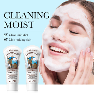 <span class=keywords><strong>Nettoyant</strong></span> <span class=keywords><strong>Visage</strong></span> Doux et Profond ZOZU à Marque Blanche, Végétalien, au <span class=keywords><strong>Lait</strong></span> <span class=keywords><strong>d</strong></span>'Ânesse et Acides Aminés, pour Peaux Sèches, Lotion Herbale - Product Image 2