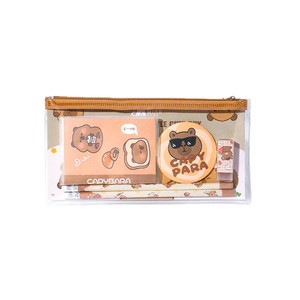 Juego de lápices y cuadernos bonitos y bonitos de dibujos animados, bolsa de papelería de gran capacidad, Material de tela para estudiantes, venta al por mayor - Product Image 5