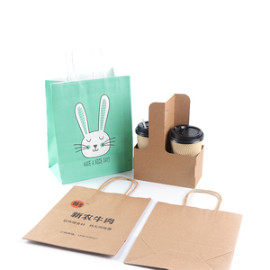 Máy Làm Túi Giấy Kraft Bán Buôn Túi Đóng Gói Thực Phẩm Kraft Có Tay Cầm - Product Image 5