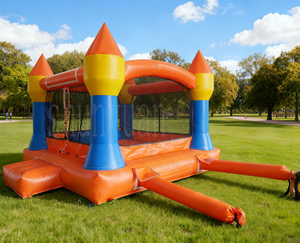 Château gonflable pour enfants avec toboggan, en PVC, personnalisable, Castillo Inflable, pour <span class=keywords><strong>location</strong></span> commerciale - Product Image 4