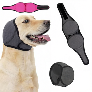 Fast Delivery Adjustable Cotton Dog <b>Cat</b> <b>Headphones</b> Dot Waterproof Noise Protection Quiet <b>Ears</b> Wrap Promotional Pet Product - Product Image 1
