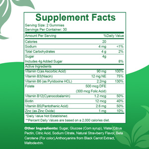 Gomitas de <span class=keywords><strong>Complejo</strong></span> <span class=keywords><strong>B</strong></span> en Oferta, Apoyan la Energía Celular, <span class=keywords><strong>Complejo</strong></span> Vitamínico <span class=keywords><strong>B</strong></span> <span class=keywords><strong>Completo</strong></span>, 60 Gomitas - Product Image 4