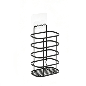 Chic Black 201 Stainless Steel <b>Toothpaste</b> <b>Holder</b> Caddy for Bathroom Toiletries Neat Storage - Product Image 2