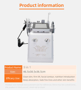 Máquina de limpieza facial con sintetizador de Bobble pequeño 9 en 1, máquina de reducción de arrugas de puntos negros limpios de dermoabrasión de oxígeno de agua <span class=keywords><strong>Hydra</strong></span> - Product Image 5