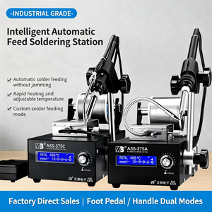 Máquina de Soldar Automática 375C, Estación de Soldadura de Grado Industrial, Soldador de Alta Potencia Accionado con Pedal y Mango de Goma - Product Image 3