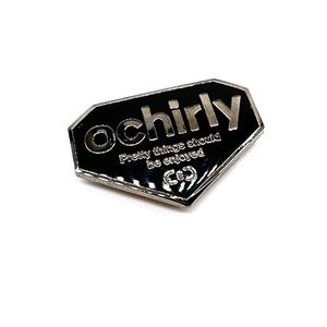Custom Engraved Metal logo Blank Metal <b>Name</b> hang <b>Tag</b> Brand Plate Pin Sticker Label Metal Purse <b>Tags</b> for Bags and Handbag - Product Image 5
