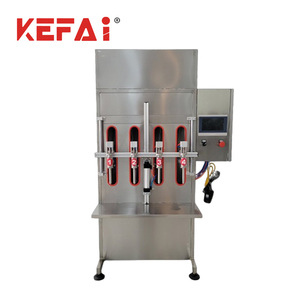 KEFAI a quattro teste verticale Semi automatico bottiglia <span class=keywords><strong>di</strong></span> liquido riempitrice olio <span class=keywords><strong>auto</strong></span>-fluente macchine <span class=keywords><strong>di</strong></span> riempimento - Product Image 1