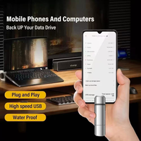 Clé USB 3.2 en métal personnalisable avec logo, haute vitesse, 1 To, 128 Go, 256 Go, 512 Go, Type C OTG, lecteur flash SSD