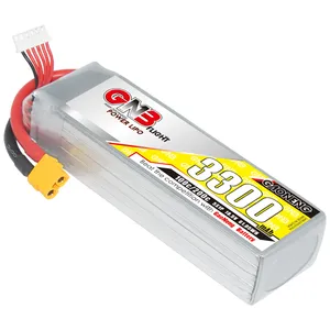 Gaoneng gnb 3300mAh 5S 22.2V 100c XT60 RC Xe bay không người lái LiPo pin chuyến bay xả cao C đánh giá hiệu suất