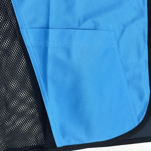 Gilet de sécurité tricoté réfléchissant semi-respirant écologique, vêtement de travail haute visibilité, vêtement personnalisé, poche en maille - Product Image 5