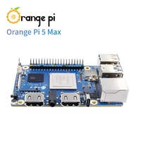 GGDX Meilleure Vente Orange Pi 5 MAX 8GB/16GB RAM LPDDR5 Carte de Développement Rockchip RK3588 M.2 PCIe 2.5G LAN WiFi+BT Ordinateur Monodirectionnel
