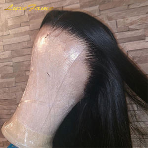 الجملة الخام بشرة الانحياز كامل الرباط البرازيلي الإنسان منغوليا موزمبيق الكمبودية إثيوبيا شعر مستعار طبيعي للنساء السود - Product Image 1