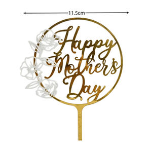 Decoración <span class=keywords><strong>de</strong></span> Pastel <span class=keywords><strong>de</strong></span> Dí<span class=keywords><strong>a</strong></span> <span class=keywords><strong>de</strong></span> la madre, decoración <span class=keywords><strong>de</strong></span> fiesta <span class=keywords><strong>de</strong></span> <span class=keywords><strong>cumpleaños</strong></span> <span class=keywords><strong>de</strong></span> oro <span class=keywords><strong>de</strong></span> varios estilos, Feliz Dí<span class=keywords><strong>a</strong></span> <span class=keywords><strong>de</strong></span> la madre - Product Image 2