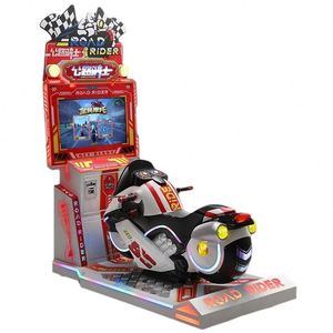 Machine de jeu vidéo de course de moto pour enfants, équipement de salle de jeux à monnayeur - Product Image 5