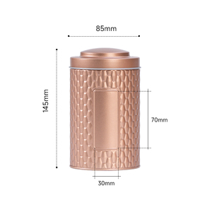 Bán Buôn Rts 85*145Mm Rỗng Vòng Trà <span class=keywords><strong>Tin</strong></span> Có Thể Kẹo Sô Cô La Kim Loại Hộp Thiếc Cho Trà Bao Bì - Product Image 2