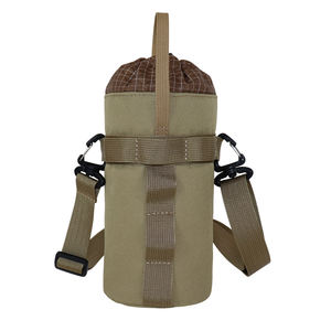 Pochette de transport personnalisée pour bouteille d'eau de randonnée en plein air avec sangle en toile - Product Image 2