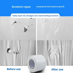 Ruban d'étanchéité en <span class=keywords><strong>acrylique</strong></span> simple face OEM ODM avec logo personnalisé, barrière anti-vapeur, étanche, anti-humidité, réparation de <span class=keywords><strong>joint</strong></span>, <span class=keywords><strong>isolation</strong></span> <span class=keywords><strong>thermique</strong></span> - Product Image 2