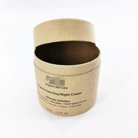Pot cosmétique compact en papier biodégradable personnalisé avec logo pour crème corporelle – Vente en gros