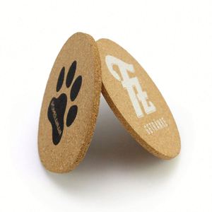 Juego de Posavasos Cuadrados con Esquinas Redondeadas Hechos a Medida, de Madera, con Base de Corcho MDF, en Caja de Papel Blanco - Product Image 6