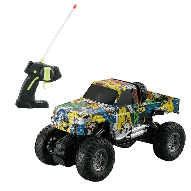 रिमोट कंट्रोल रॉक क्लाइम्बिंग कार खिलौने प्लास्टिक ऑटोमोबाइल मॉडल रॉक क्रॉलर आर सी कार के लिए लड़कों