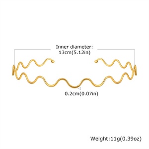 Women Simple Stainless Steel C-shape Earrings Creative Design Big CC Hoop and <b>Choker</b> Necklace Set - Product Image 5