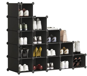 Ropero para <span class=keywords><strong>bebe</strong></span> de plstico zapatos organizador ahorro de espacio Zapatero organizador de almacenamiento - Product Image 2