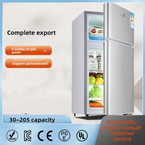 Refrigerador Eléctrico Compacto de Acero Inoxidable de 30L-205L, Doble/Tres Puertas, Sin Escarcha, Enfriamiento y Congelación, Temperatura Electrónica - Product Image 2