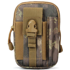 กระเป๋าคาดเอวแบบยุทธวิธี Molle พร้อมซิป สำหรับใส่อุปกรณ์ EDC ใช้ได้กับกิจกรรมกีฬา แคมป์ปิ้ง เดินป่า และกิจกรรมกลางแจ้ง พร้อมช่องใส่โทรศัพท์มือถือ - Product Image 4