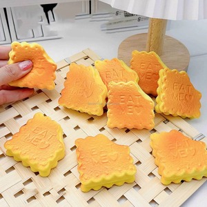 Super Soft PU Butter Biscuits <b>Squishy</b> <b>Toy</b> for Stress Relief & Decompression Unisex Gift - Product Image 3