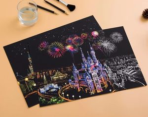 Papel <span class=keywords><strong>de</strong></span> Rascar Arcoíris Personalizado para Niños, Papel Mágico para Rascar, Servicio <span class=keywords><strong>de</strong></span> Impresión <span class=keywords><strong>de</strong></span> Arte - Product Image 2