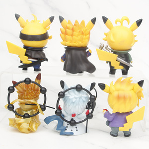 Figura de Acción de Anime al por Mayor con Envío Negociable, 6 Estilos, Figura de Pikachu, Modelo Coleccionable - Product Image 3
