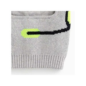 Chapeau d'hiver en <span class=keywords><strong>tricot</strong></span> jacquard pour garçon, 60/30/10 coton/nylon/laine, pour une utilisation décontractée en plein air pour les enfants - Product Image 4