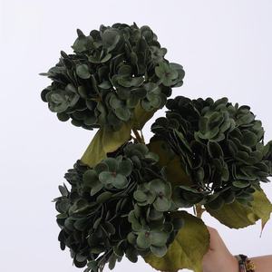BF-HG16 Fiore <span class=keywords><strong>di</strong></span> Ortensia Artificiale in Lattice Verde Salvia <span class=keywords><strong>di</strong></span> Alta Qualità, Effetto Realistico, per Decorazioni Matrimoniali e Domestiche - Product Image 6