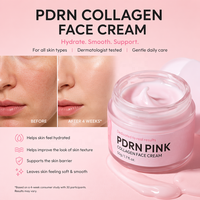 Crème Visage Anti-rides Coréenne Effet Peau de Verre, Crème Visage au Collagène PDRN ADN de Saumon Anti-taches, Marque Privée