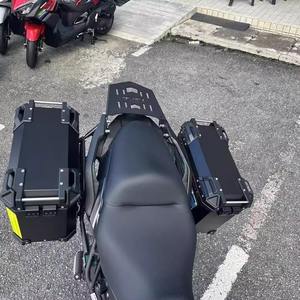 กล่องข้างสำหรับรถจักรยานยนต์ ชั้นวางสัมภาระด้านหลัง ที่ยึดสัมภาระ กล่องท้ายรถ กล่องเก็บของด้านบน สำหรับ Kawasaki Versys 650 - Product Image 4