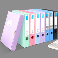 Organizador de carpetas de archivos de plástico de oficina multifunción de tamaño A4, caja de almacenamiento ejecutiva, Carpetas con logotipo personalizado