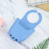 Organisateur de cuisine et de salle de bain en silicone écologique avec fixation rapide, support suspendu pour évier, boîte de rangement pour salle de bain, support d'éponge pour robinet, gadget